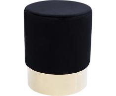 KARE Sgabello, Poliestere, Nero, Ã35