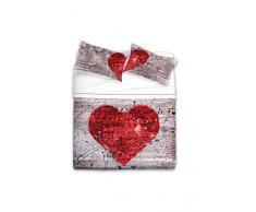 Gabel Cupido Lenzuolo Copriletto Una Piazza e Mezza, Fuoco, 180 x 290 cm