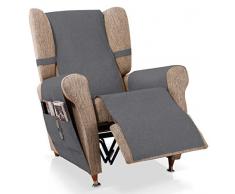 Bartali Copre Poltrona Relax GEA, 42% Cotone, 58% Poliestere, Piombo, 1Â Piazza
