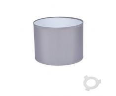 Homea 6ABJ120GR - Paralume in PVC, colore: grigio, diametro: 20 x 15 cm