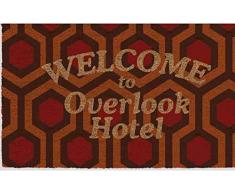 Piramid - Zerbino Welcome To Overlook Hotel Doormat The Shining Ufficiale Merchandising Riferimento DD Tessili per la casa Unisex Adulto, Multicolore (Multicolore), Unico
