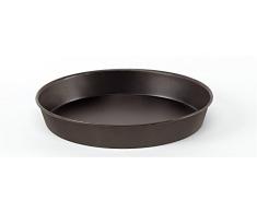 Pentole Agnelli Pasticceria e Pizza Tortiera Tonda per Pizza, Lamiera, 20 x 20 x 4 cm