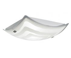 EGLO Borgo 1 Lampada da soffitto E27, Bianco