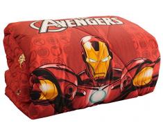 Bassetti 9286362 Iron Man Trapunta Colore Rosso Singolo