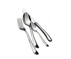 Bugatti - Settimocielo Servizio Posate 24 Pezzi Inox - Monoblocco