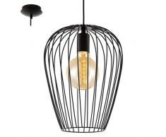 Eglo Newtown Lampadario a Sospensione, Argento