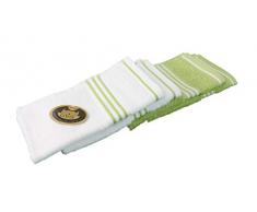 GÃ¶zze Rio - Asciugamano ospite, 30 x 50 cm, 4 Pezzi Verde