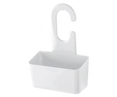 FERIDRAS Fox Portasapone e Oggetti Doccia, PVC, Bianco, 13x24x38 cm