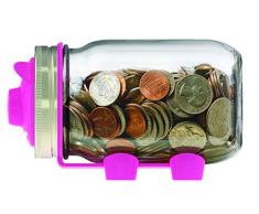 Jarware Piggy Bank Salvadanaio, Rosa