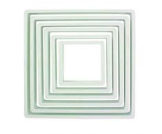 PME PNS4 Tagliapasta e Tagliabiscotti Quadrato, Bianco, 6 unitÃ 