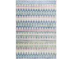 benuta Teppich Visconti Blau 80x150 cm Tappeto, Fibra Sintetica, Blu, 80 x 150 cm