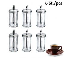 Westmark 652422E2 New York - Dosatore per zucchero in acciaio INOX e vetro