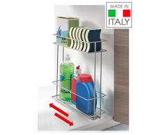 Metaltex In&Out XL - Mensola sottolavello 2 piani - (364660)