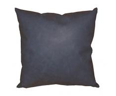 Olibo Pandora Cuscino Bombato, Ecopelle, Blu, cm 60X60