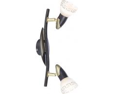 globo, Lampada da soffitto a 2 luci, Oro (gold), 230,0 V