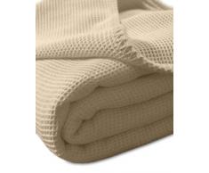 Kneer, Coperta in piquè, Oro (Gold), 150 x 210 cm