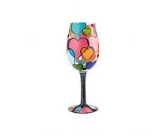 Lolita 6001352 Bicchiere di Vino LAmore Ã Tutto Intorno, Multicolore, 85x85x225 cm