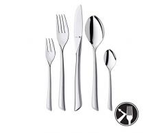 WMF Virginia Cromargan ProtectÂ® Posate per 12Â Persone, Argento, Pezzi
