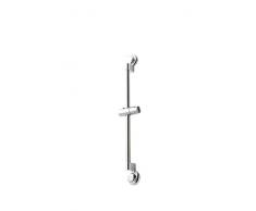 COMPACTOR Asta Saliscendi Doccia, Fissaggio a Ventosa, Fino a 12 kg, Acciaio Cromato Antiruggine, 12 x 6.5 x H.70 cm, RAN4708