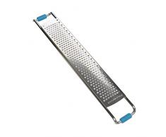 Tala 10753 - Grattugia in Acciaio Inox, Lunga e Stretta con impugnature Antiscivolo