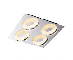 Stylehome Lampadario a LED FARETTO lampada da parete nuovo Design 4 luci con certificazione TÃV Trasformatore SH8331 â 04B â x48077