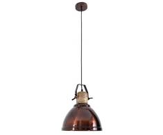 Naeve Leuchten Lampadario a Sospensione E27, 40 W, Rame, 29 x 29 x 34 cm