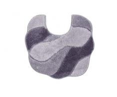 Grund Carmen Tappeto per Il Bagno, Poliacrilico Ultrasoft, Grigio, 55x50 cm