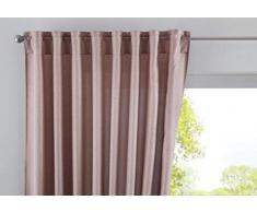 Gardinenbox Vorhang Passanti nascosti Cationic Â»JenaÂ« Effetto Lino, Tenda con fermatenda, 100% Poliestere, Talpa, HxB 250x140 cm