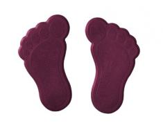 RIDDER 695130-350 - Adesivi Antiscivolo per Doccia/Vasca, a Forma di Piedi, Misura XXS, Colore: Lilla