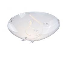 PLAFONIERA NICHEL SATINATO, LAMPADINE ESCLUSE: 1xE27 60W Art. 40404-1 [Cucina]