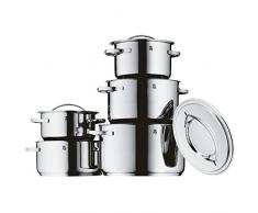 WMF Gala plus Set 5 pentole, acciaio INOX