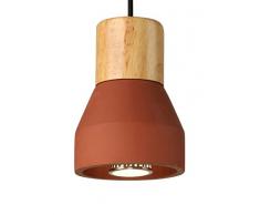 Lo+DeModa Sarujyi Two Lampada da Sospensione E25, Rosso