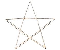 Star 700 â 59, lampada da terra LEDSuper, Cromo, Metallo, Argento, 0.75 x 4.5 x 4.3 cm