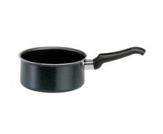 BALLARINI Casseruola Antiaderente Firenze Un Manico cm20 Pentole Cucina, Nickel, Nero, 20 cm