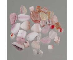 EFCO 120G Vari Colori di Perline di Vetro Mix, Rosa Chiaro