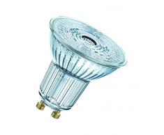 OSRAM Spot PAR16 Lampadine LED, 6.9 W Equivalenti 80 W, Attacco GU10, Luce Calda 2700K, Confezione da 10 Pezzi