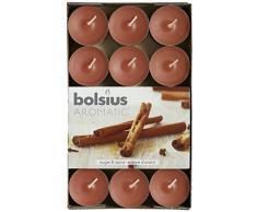 Aromatic Sugar and Spice, Candela profumata, di paraffina, colore: marrone, confezione da 30