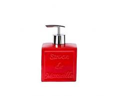 Spirella 40.07267 SDM - Dispenser di Sapone Liquido, Colore: Rosso