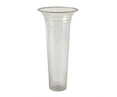 Xclou plastica Vaso Inserto - Keep Grande vasi da Terra Pulita e riempire con Diverse composizioni Floreali - Trasparente Vaso 32 cm
