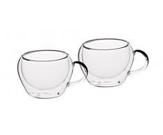 Kitchencraft Le Xpress Espresso Tazze, Doppia Parete coibentato 80Â ml (Set di 2)