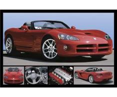 1art1 Empire 265289 - Poster Motorsport Dodge Viper SRT10, 61 x 91,5 cm