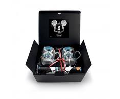 Egan WMSET/21 Set Mug Sweet Love e Tovaglietta, Porcellana, Blu, 4 unitÃ