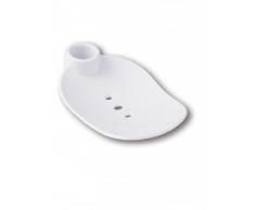 MX portasapone Bianco per Asta della Doccia Si sostituisce 22 mm & 25 mm