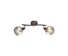 Globo bronzo metal Spotlight Isla