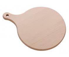 ELIPLAST Linea Cucina Tagliere con Manico, Legno, Beige, 39.3x30x2 cm