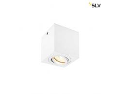 SLV TRILEDO - Lampada da soffitto per interni, QPAR51, max 10 W, alluminio, 0 W, colore: Bianco