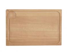 Louis Tellier NPB07, Tagliere in Legno con scanalatura, 50Â xÂ 30Â xÂ 2,5Â cm