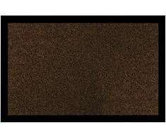 Floormad Asciugapasso Tappeto, Tessuto, Marrone, 90x150