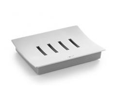 ZACK, Piattino portasapone 40321Tenno Seifenschale, Acciaio (Edelstahl)