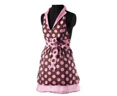 Vigar Lulu Lady Grembiule Marrone/Rosa